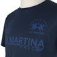 Blue Cotton Men T-Shirt