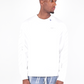 White Cotton Men Sweater
