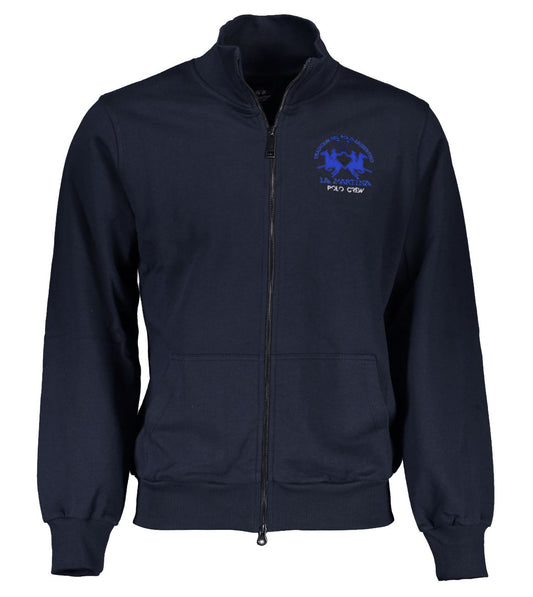 Blue Cotton Men's Sweater