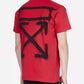 Red Cotton Men T-Shirt