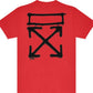 Red Cotton Men T-Shirt