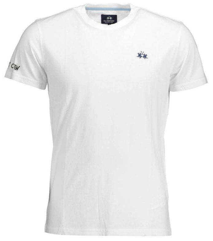 White Cotton Men's T-Shirt