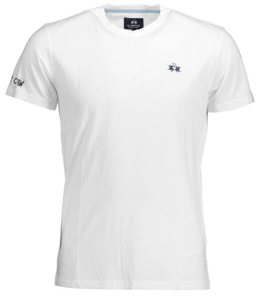 White Cotton Men's T-Shirt
