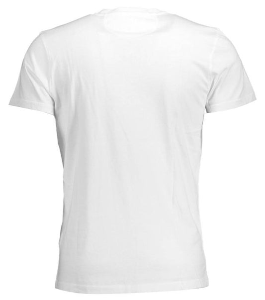 White Cotton Men's T-Shirt