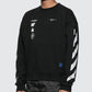 Elevated Crewneck Sweater with Signature Prints