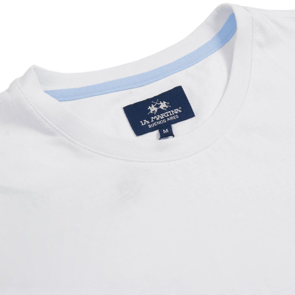 White Cotton Men's T-Shirt