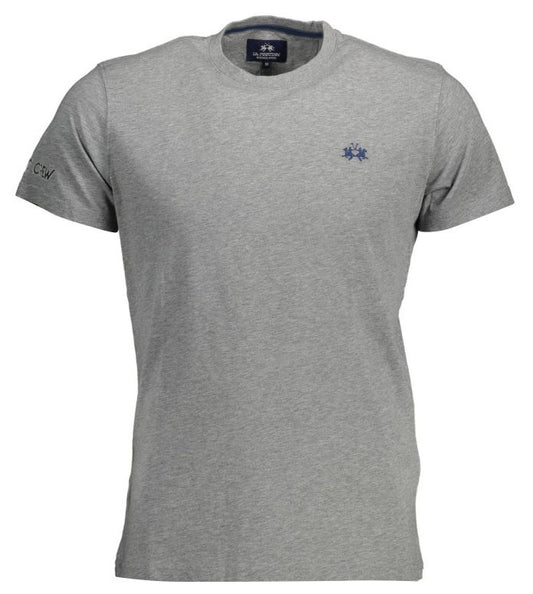 Gray Cotton Men's T-Shirt