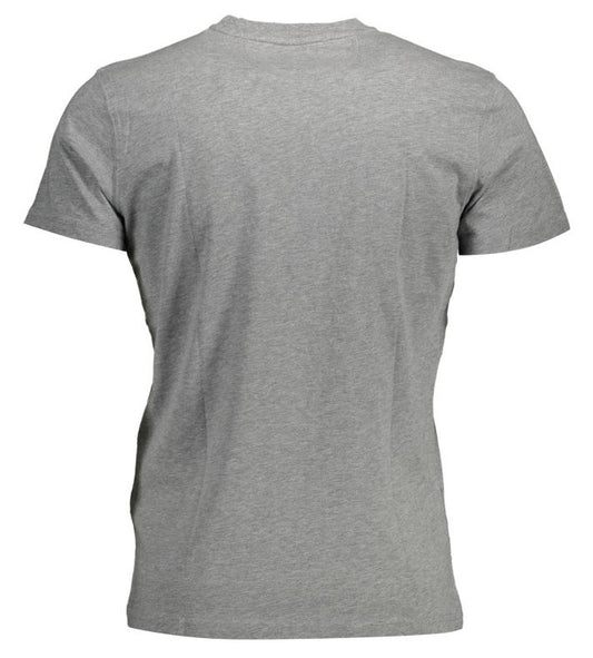 Gray Cotton Men's T-Shirt