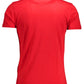 Red Cotton Men T-Shirt