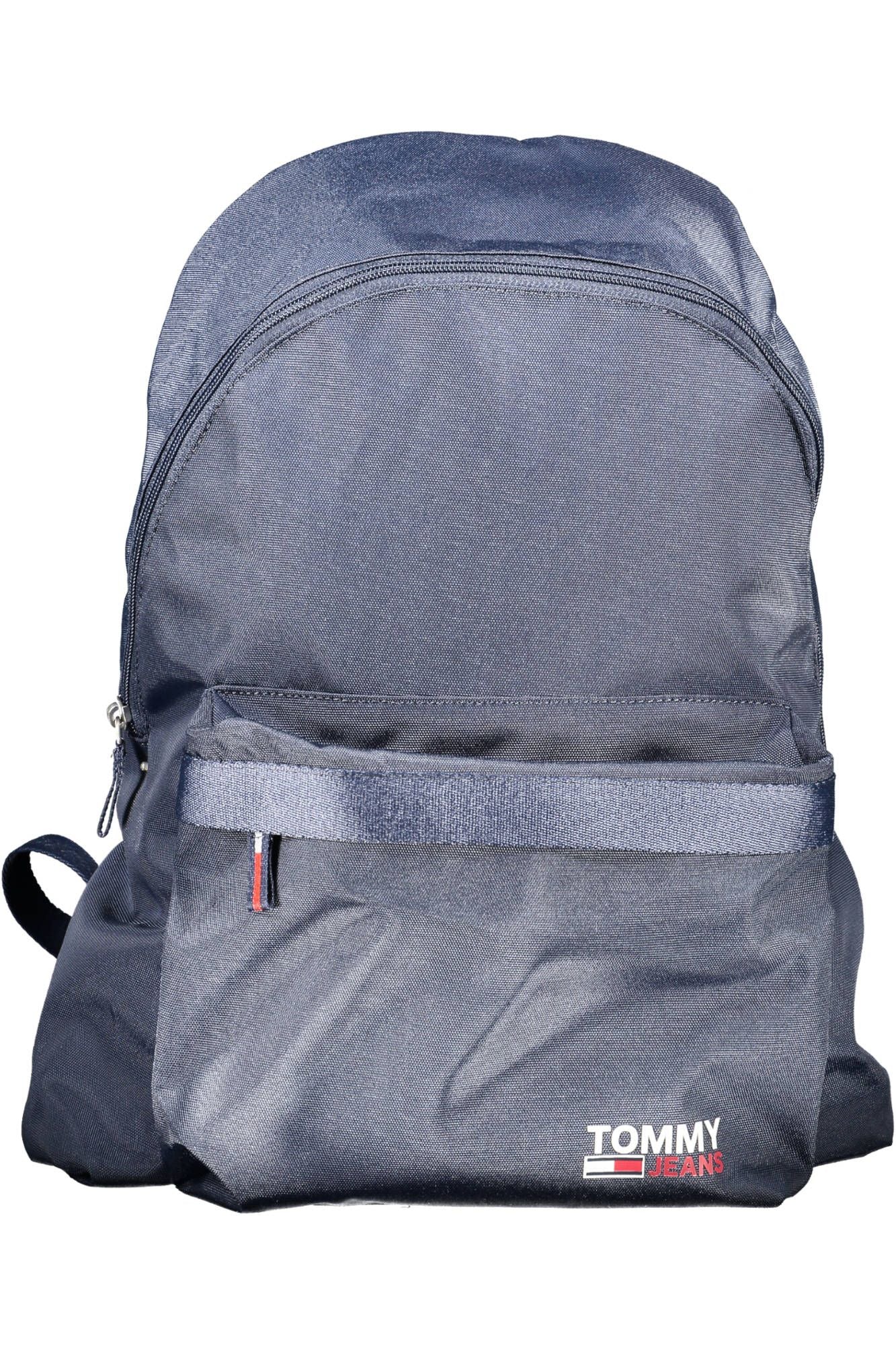 Blue Polyester Men Backpack