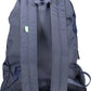 Blue Polyester Men Backpack