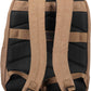 Brown Polyester Men Backpack