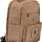 Brown Polyester Men Backpack