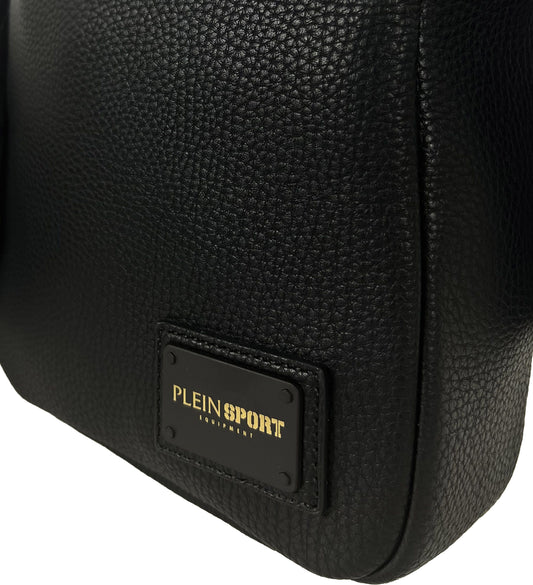 Black Polyester Men Messenger Bag