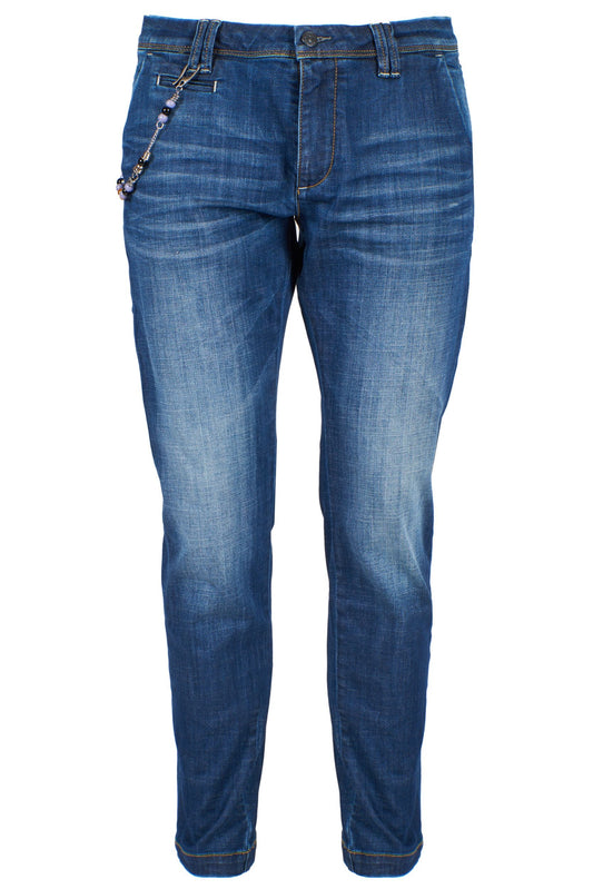 Blue Cotton Men Jeans