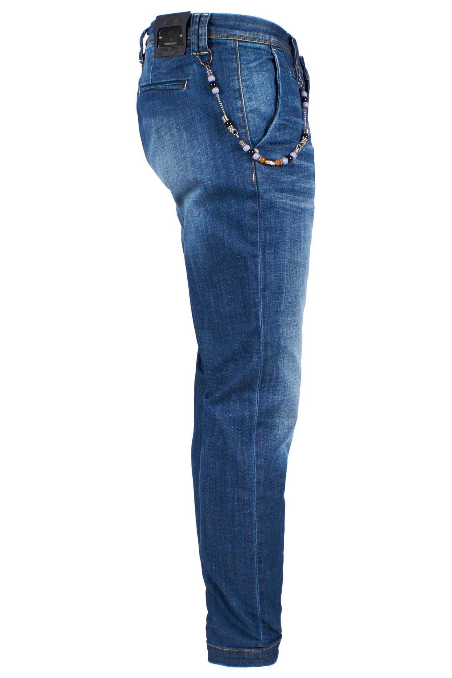 Blue Cotton Men Jeans