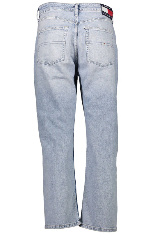 Light Blue Cotton Women Jeans