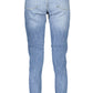 Light Blue Cotton Women Jeans