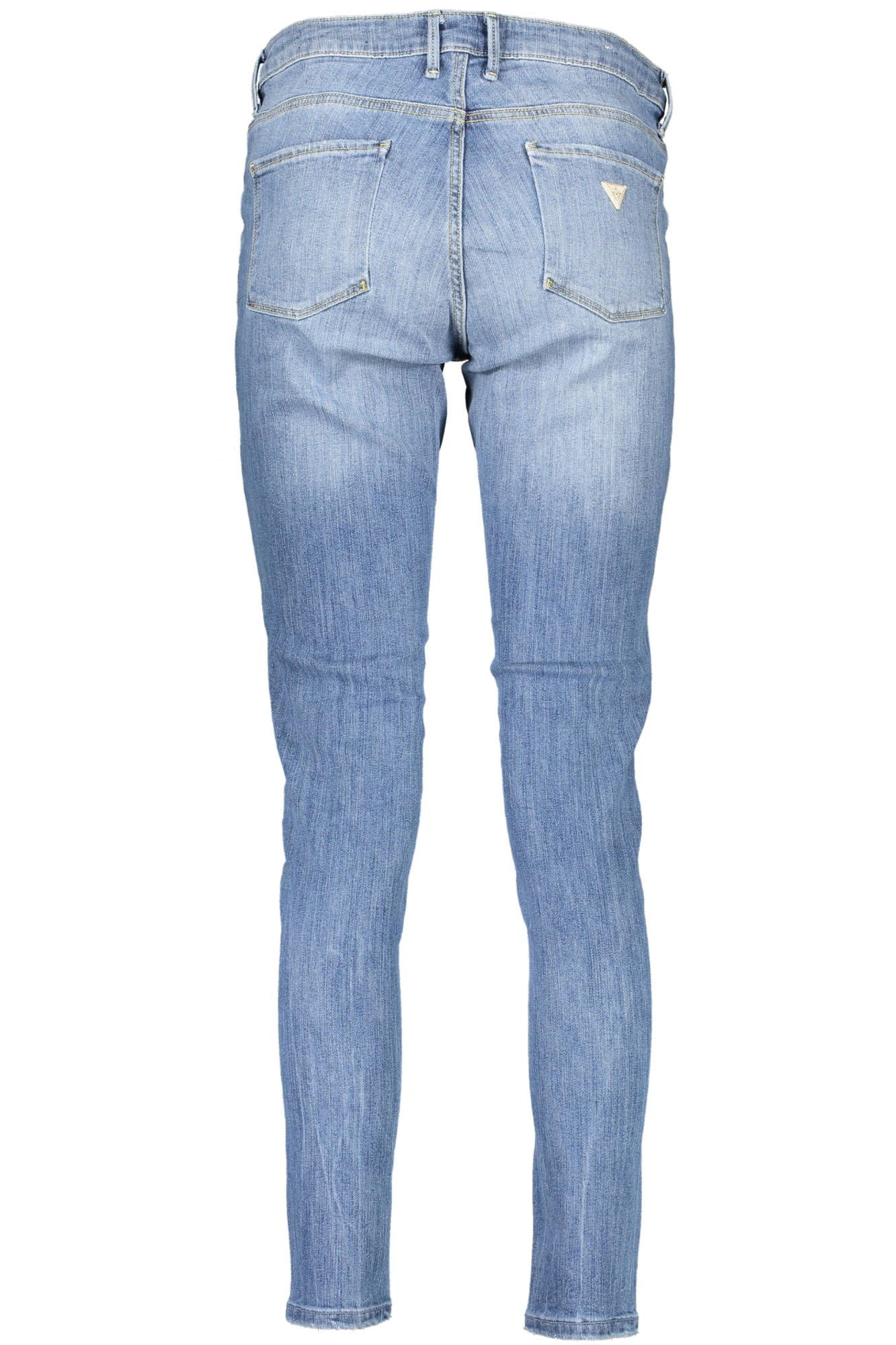 Light Blue Cotton Women Jeans