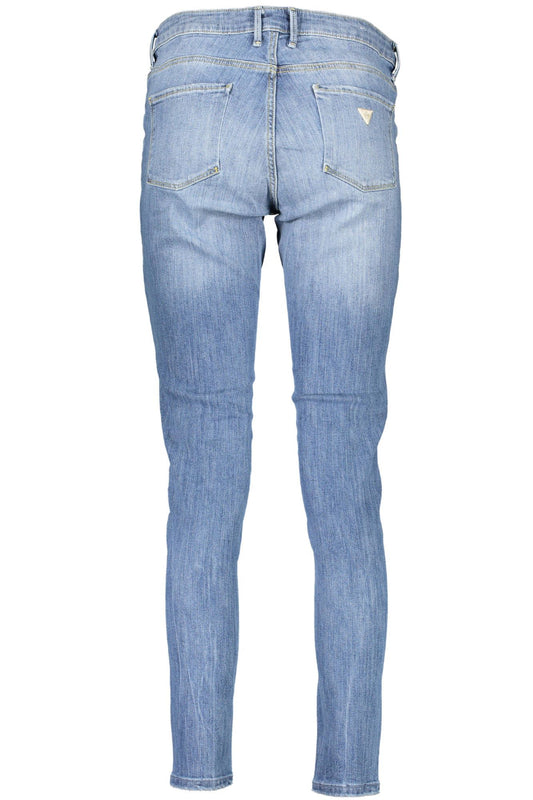 Light Blue Cotton Women Jeans