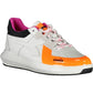 White Fabric Men Sneaker
