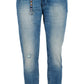 Sleek Light Wash Five-Pocket Jeans for Men