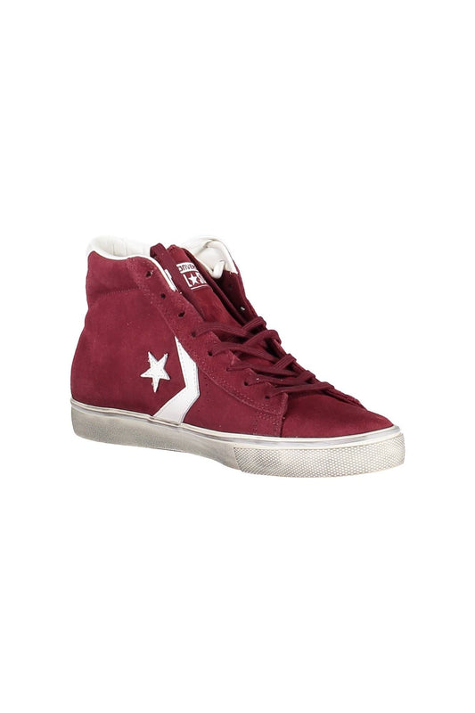 Red Leather Men Sneaker