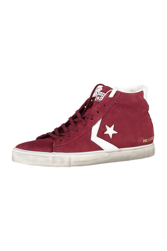 Red Leather Men Sneaker
