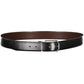 Black Leather Men Belt