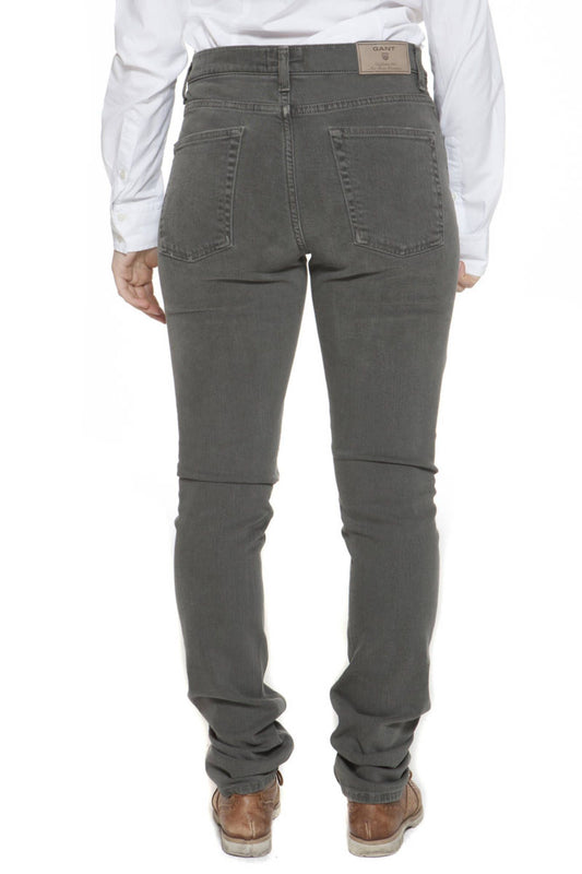 Green Cotton Women Pants