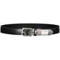 Black Leather Men Belt