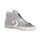 Gray Leather Men Sneaker