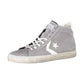 Gray Leather Men Sneaker