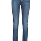Blue Cotton Women Jeans