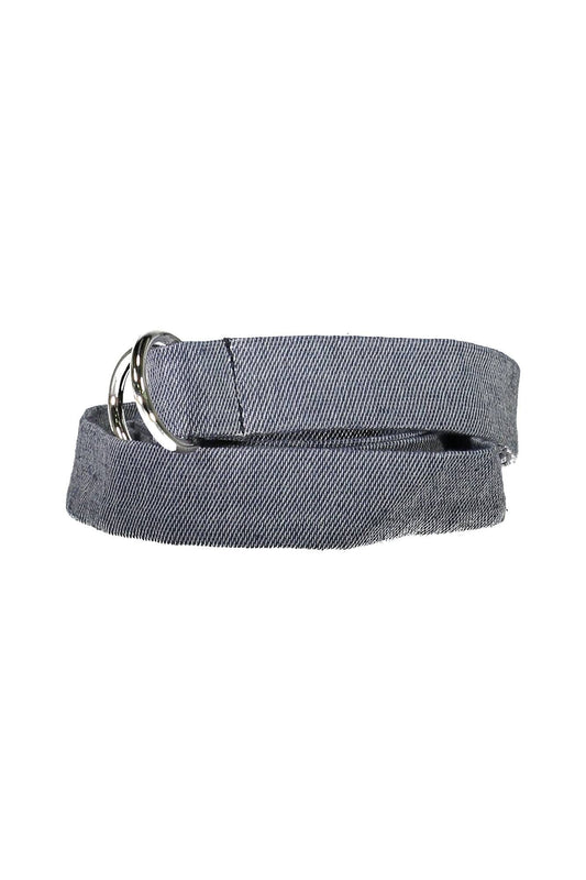 Blue Cotton Men Belt