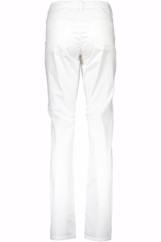 White Cotton Women Pants