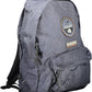 Blue Polyester Men Backpack