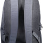 Blue Polyester Men Backpack