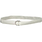 White Cotton Men Belt