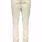 Beige Cotton Women Pant