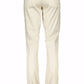 Beige Cotton Women Pant