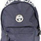 Blue Polyester Men Backpack