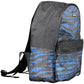 Blue Polyamide Men Backpack