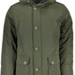 Green Cotton Men Jacket