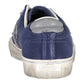 Blue Leather Women Sneaker