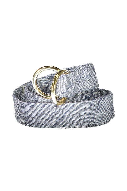 Blue Cotton Men Belt