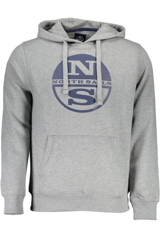 Gray Cotton Men Sweater