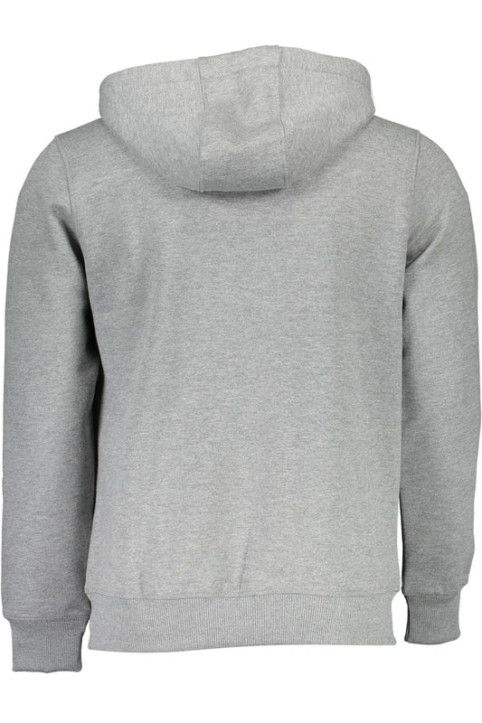Gray Cotton Men Sweater