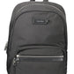 Black Polyester Men Backpack