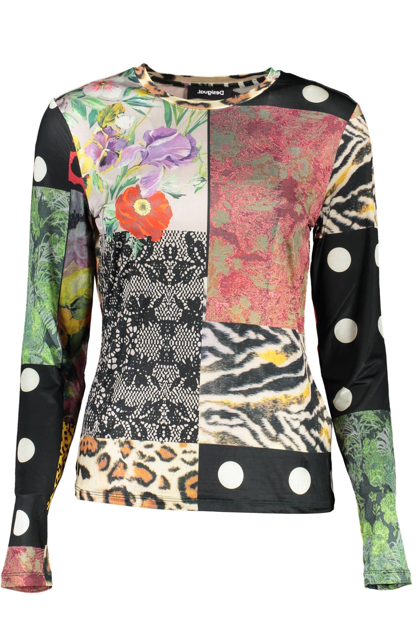 Black Elastane Women Sweater